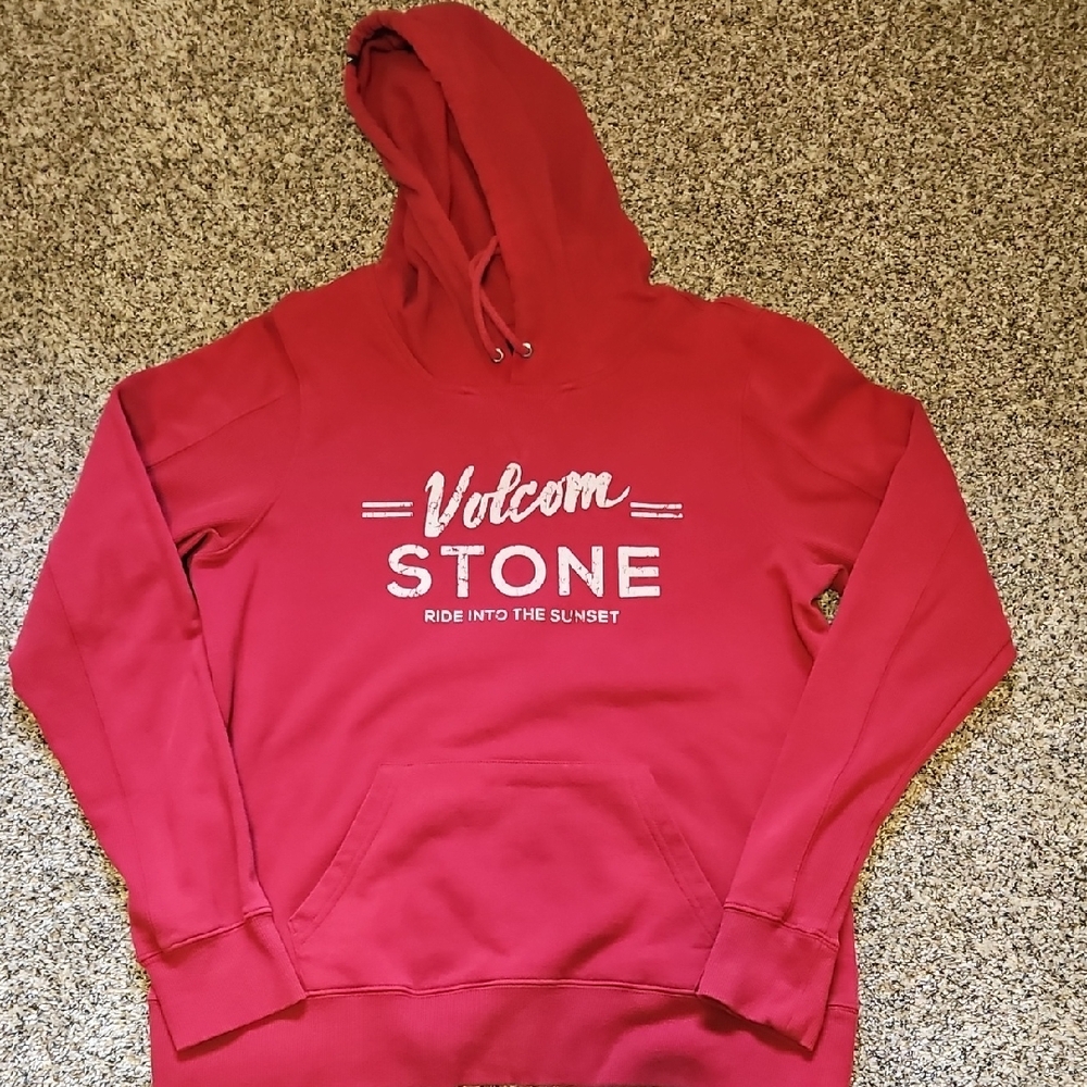 Volcom Men's Red hoodie sweatshirt